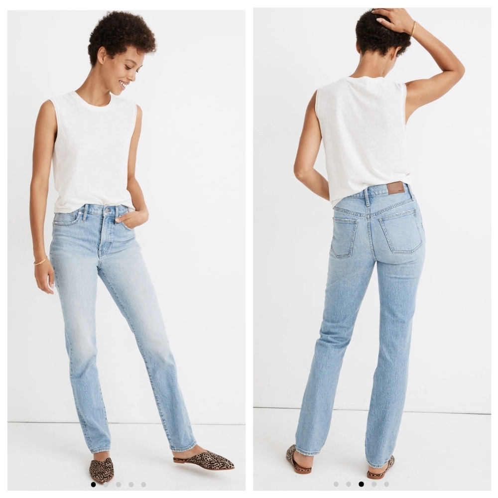 Madewell Perfect Vintage Full Length Jeans Colebrooke Wash Size 26